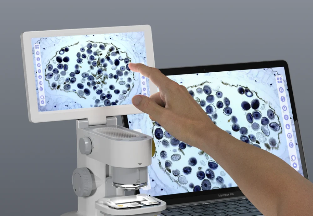 digital microscope with screen