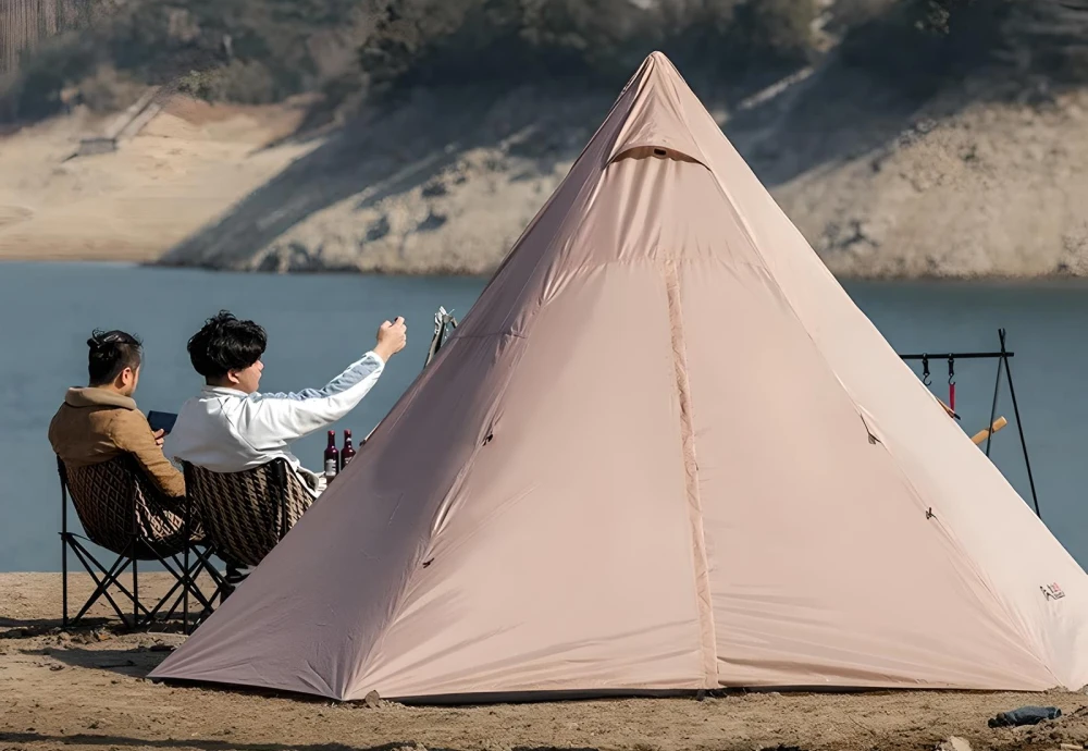 luxe pyramid tent